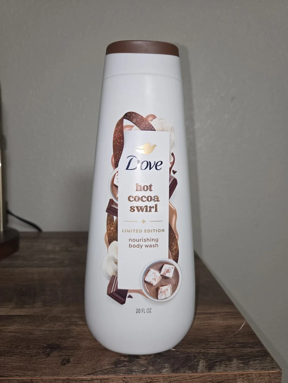 Dove Hot Cocoa Swirl Nourishing Body Wash - White & Brown
